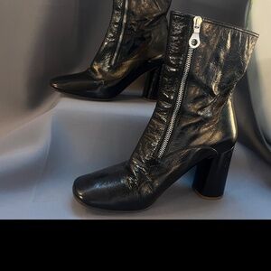 Marc Jacobs Ankle Boots, SZ 38.5, Black Leather